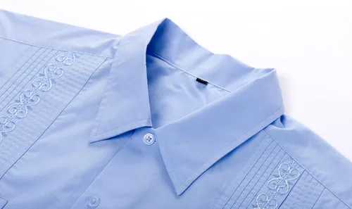 Vista 2 de Camisas de manga larga Guayabera para hombre