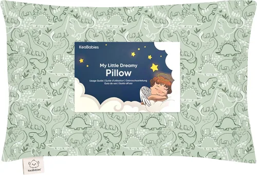 Vista 42 de Almohada para niños pequeños con funda - 13 x 18 pulgadas My Little Dreamy Almohada para niños pequeños de KeaBabies para viajar y dormir, funda