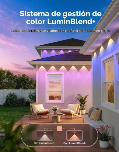 Vista 3 de Govee Luces permanentes para exteriores 2 Pro, 100 pies con IP68 Blanco