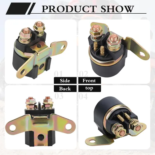 Vista 6 de King Quad 300 Relé solenoide de arranque para Arctic cat 300 250 Honda VTX 1800 Suzuki King Quad 300 650 LTF300 LT-F300 1999-2002 LT-F4WDX
