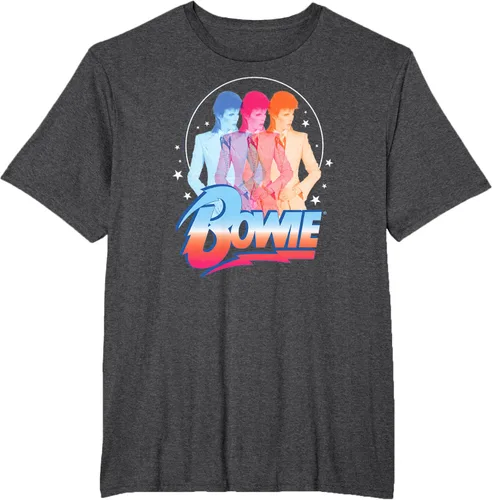 Vista 15 de David Bowie - Camiseta Bowie 3D, Negro