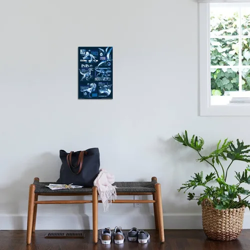 Vista 11 de Trends International Jurassic World: Fallen Kingdom - Póster de pared con cuadrícula, 14.725 x 22.375 pulgadas, versión enmarcada de madera