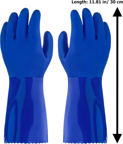 Vista 2 de Guantes de limpieza True Blues , S, Azul