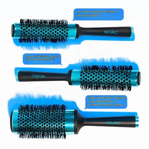 Vista 4 de Paul Mitchell Cepillo redondo de titanio Neuro, para secar todo tipo de cabello