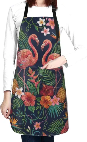 Vista 8 de Delantal impermeable de mandalas encantador delantal de cocina delantal ajustable unisex