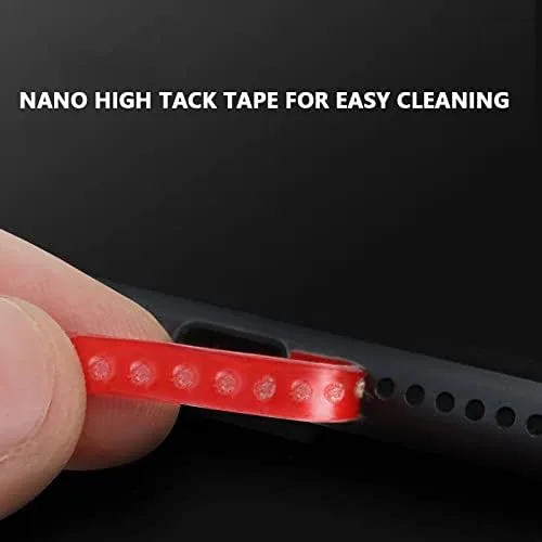 Vista 5 de Kit de limpieza para teléfono celular, cinta limpiadora para altavoz y receptor, adhesivos de limpieza para eliminar el polvo compatible