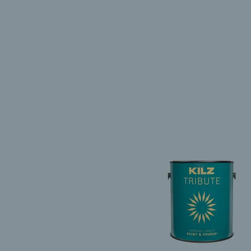 Vista 75 de KILZ TRIBUTE Pintura e Imprimación, Interior, Muestra de Color, Almost Aqua, 8 Onzas