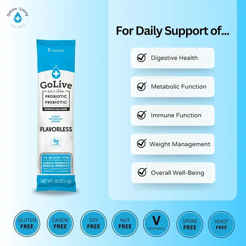 Vista 4 de Golive Suplemento mezcla de probióticos y prebióticos