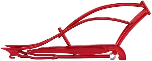 Vista 7 de MICARGI Marco de acero elástico Cruiser de 26 pulgadas y protector de cadena para posavasos de 1/3/7 velocidades/freno de disco multicolor