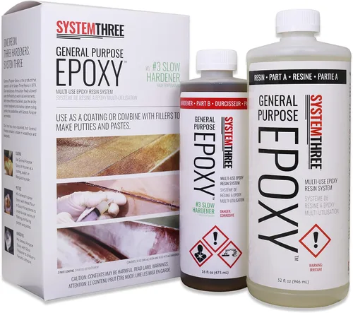 Vista 7 de Conjunto de botellas de epóxico System Three, de uso general, 1