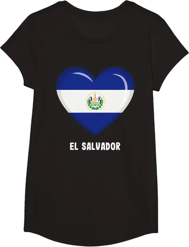 Vista 6 de Camiseta Bandera de El Salvador Camiseta salvadoreña