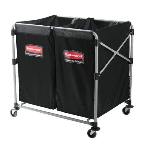 Vista 2 de Bolsa de repuesto Rubbermaid Commercial Products para carrito plegable de 4 bushel para ropa/toallas/hospitalidad/ropa