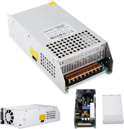 Vista 8 de Fuente de alimentación conmutada de 48V 12.5A 600W DC, conmutación regulada universal AC110V/220V (SMPS), fuente de alimentación de 48 voltios
