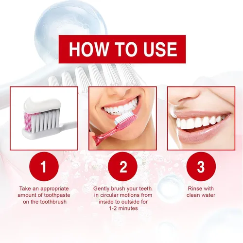 Vista 5 de SP-6 Probiotics Bright White Pasta de dientes, Super Probiótico-6, Fuerza de Microbiota Oral, Iluminación, 4.9 oz