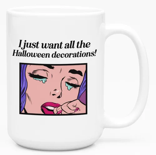 Vista 50 de LookHUMAN Tazas de Halloween Taza de café de Halloween - Tazas de café para decoración ideales para amantes y entusiastas de la decoración - Taza