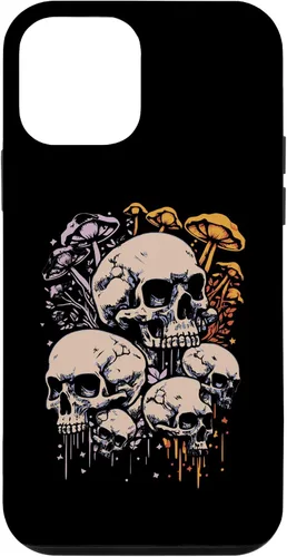 Vista 12 de iPhone 15 Shrooming Skull Fungi Mycology Hunter - Mushrooming Mushroom Case