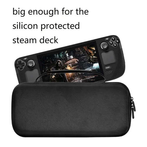 Vista 4 de Steam Deck Case,Carry Case for Steam Deck,Game Traveler Steam Deck Case,Protective Hard Portable Travel Carry Case Shell Pouch with Pockets for