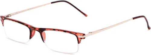 Vista 8 de Readers Readers.com Gafas de lectura: The Bishop, Metal Browline Style para hombres y mujeres
