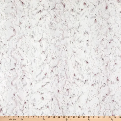 Vista 11 de Shannon Minky Luxe Cuddle Snowy Owl Aleación, tela por yarda