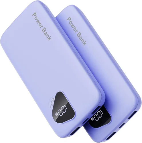 Vista 9 de 2026 2-Pack 20000mAh Portable Charger Battery Pack with Built in Cables