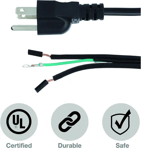 Vista 6 de Danco 12010 Kit de instalación de cable de alimentación para eliminación de basura, color negro
