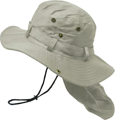 Vista 9 de Glory Max Sombrero de cubo Boonie con cubierta de solapa para el cuello Sun Safari ala ancha Pesca Jardín Senderismo Cap