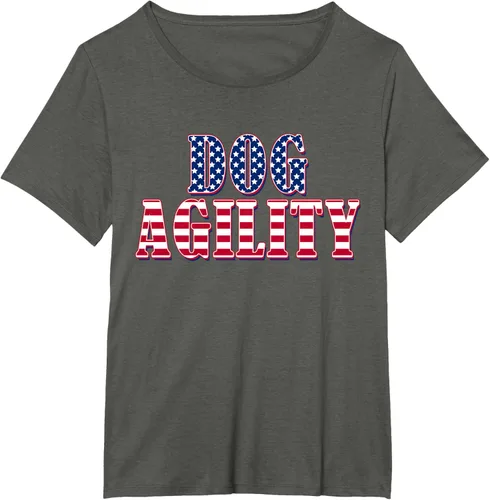 Vista 43 de Dog Agility American Flag - Camiseta de agilidad para perros, Negro