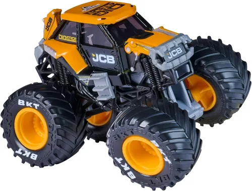 Vista 4 de Monster Jam 2026 - Camión fundido a troquel oficial 1:64 Serie 46 Legacy Trucks JCB DIGatron