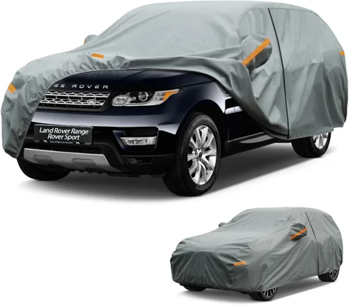 Vista 121 de Kayme Funda de Coche de Servicio Pesado Impermeable para Todo Tipo de Clima, Ajuste Personalizado para Tesla Model S, Cubierta Exterior Completa