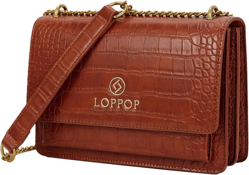 Vista 16 de LL LOPPOP Bolsos de hombro con asa superior para mujer, elegantes y pequeños, de cuero, estilo cartera