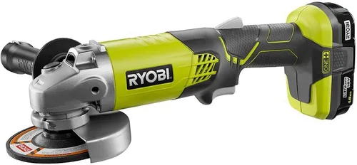 Vista 2 de RYOBI 18 ONE+ 18V Kit de amoladora angular inalámbrica de 4-1/2 pulgadas
