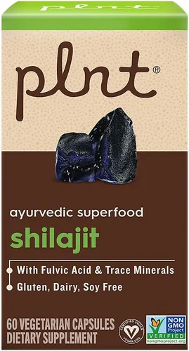 Vista 4 de Shilajit - Superalimento ayurvédico con ácido fúlvico y oligominerales (60 cápsulas)