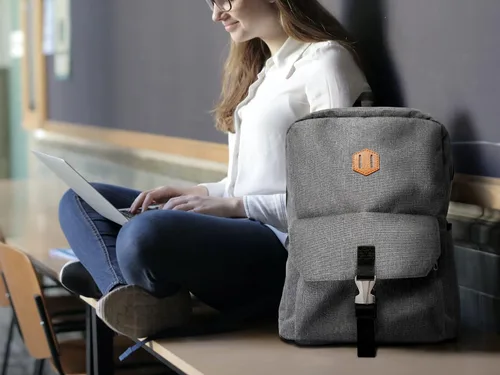 Vista 9 de Cango MOCHILA SIGNATURE, Gris, Mochilas Daypack