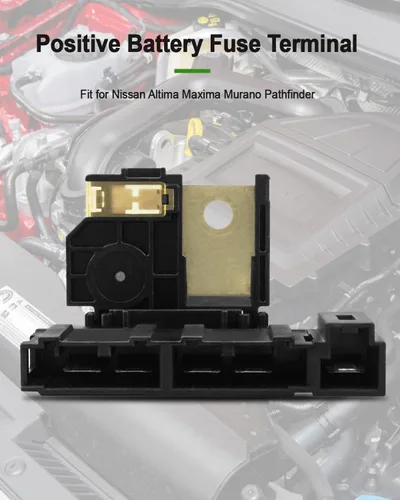 Vista 5 de Terminal de fusible de batería positivo de repuesto 24380-3JA1A, fusible fusible Fuselink con terminal de batería positivo para Nissan Altima