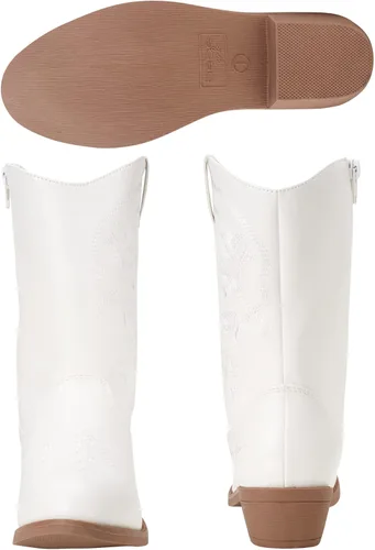 Vista 6 de bebe Botas vaqueras para niñas Botas clásicas del oeste Roper Botas vaqueras para niñas (niñoniña)