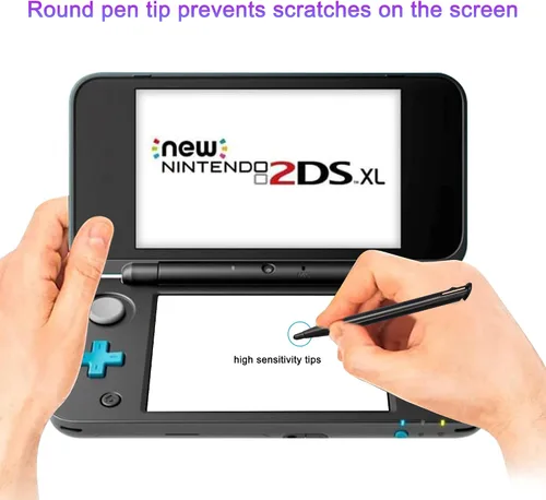Vista 4 de Kit de cargador Nintendo 2DS XL, adaptador de corriente alterna y lápiz capacitivo, cable de carga de viaje (100-240 V)