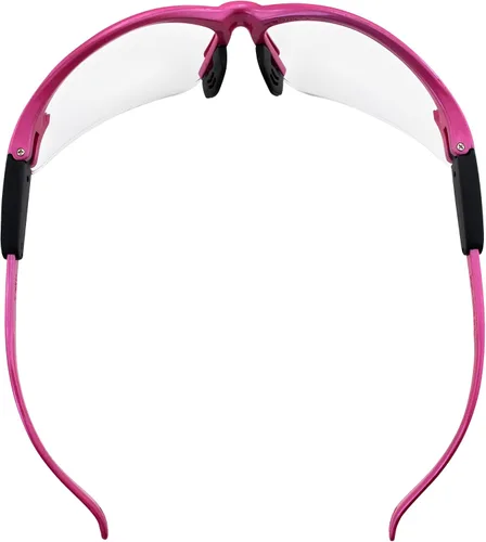 Vista 9 de Global Vision Gafas de seguridad Cougar con montura rosa Transparente