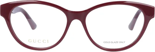 Vista 2 de Gucci Gucci-Logo GG0766OA 003 - Gafas de sol para mujer marco óptico burdeos de 2126in Borgoña Transparente Borgoña