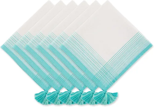 Vista 10 de DII Seashore Collection - Juego de servilletas, 20 x 20 pulgadas, cangrejo azul, 6 piezas