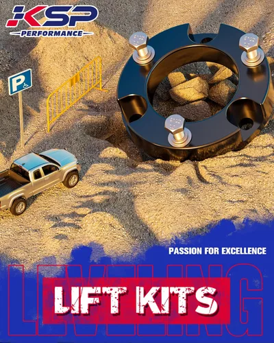 Vista 5 de KSP - Kit de nivelación delantera de 1.5 pulgadas para elevador Toyota Tacoma, espaciador de elevación delantera de 1.5 pulgadas para Toyota Tacoma