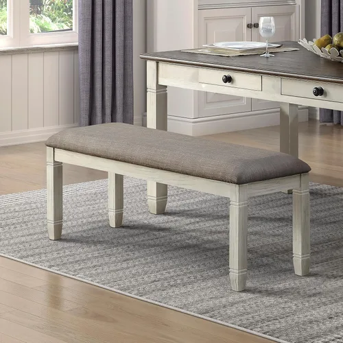 Vista 9 de Lexicon Saratoga - Silla de comedor (juego de 2), color gris antiguo
