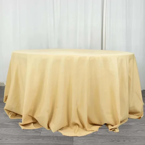 Vista 38 de Efavormart - Mantel redondo de poliéster de 90 pulgadas sin costuras de calidad comercial para banquetes de boda, restaurante