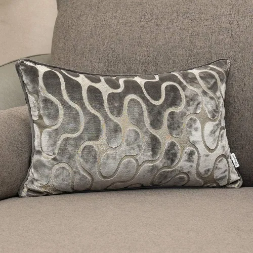 Vista 15 de Yangest Funda de Almohada Decorativa Cuadrada Beige de Terciopelo Ondulado, Funda de Cojín Moderna con Cremallera para Sofá, Sofá de Dos Plazas