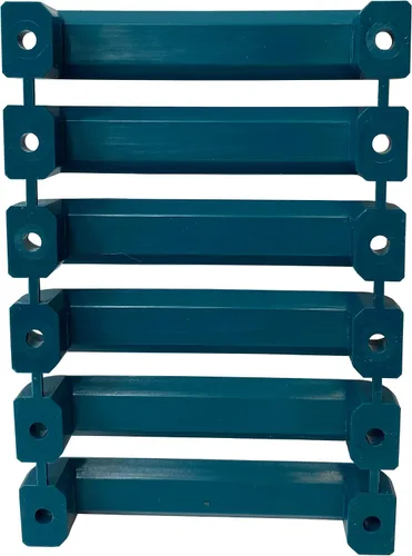 Vista 5 de StealthMounts Bench Belt XL - Soporte universal para herramientas Base de plástico ABS azul para herramientas eléctricas, cinta métrica y clips