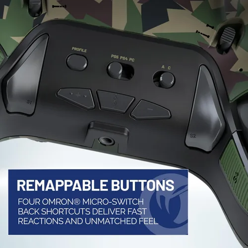 Vista 7 de NACON Revolution 5 Pro Officially Licensed PlayStation Wireless Gaming Controller for PS5 / PS4 / PC - Hall Effect, Trigger Stops, Mappable Buttons