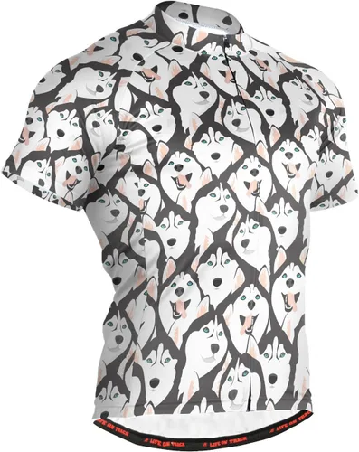 Vista 39 de Camiseta de ciclismo de manga corta para hombre Multi-Color 1