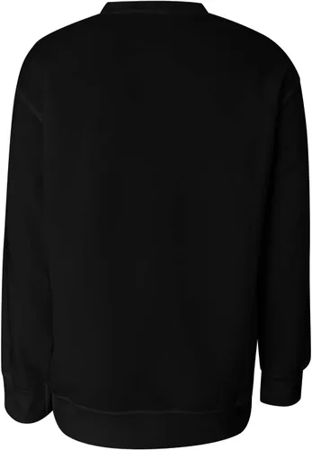 Vista 6 de SHAOBGE Sudadera de otoño con cuello redondo para mujer, ligera, casual, de manga larga, de gran tamaño, linda sudadera con capucha