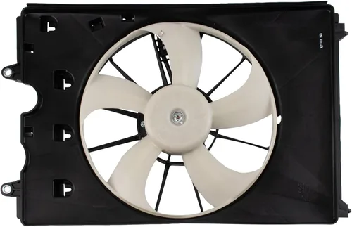 Vista 76 de Conjunto de ventilador de refrigeración dual del radiador TRQ Para Toyota Avalon 2013-2018 Camry 2012-2017 TO3115173