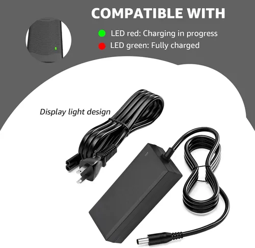 Vista 4 de Cargador para Hiboy S2 Pro, S2, KS4, KS4 Pro, fuente