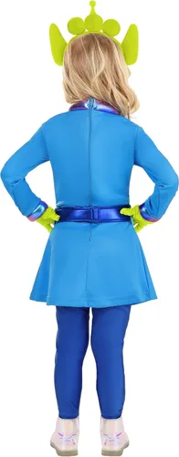 Vista 3 de Disfraz de alienígena Toy Story de Disney y Pixar para niñas pequeñas
